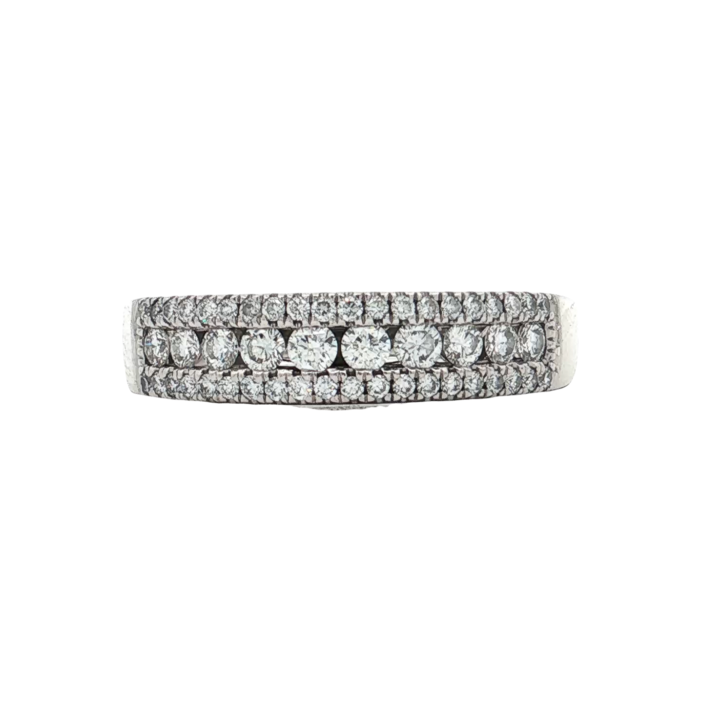 White Gold Diamond Wedding Band