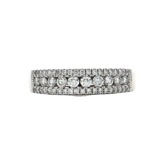 White Gold Diamond Wedding Band