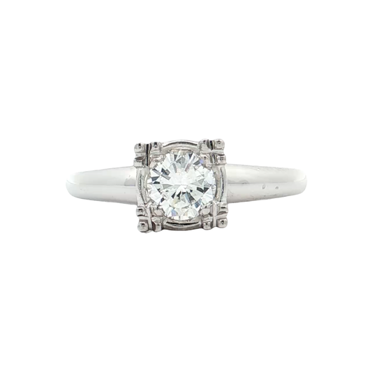 White Gold Diamond Bridal Ring