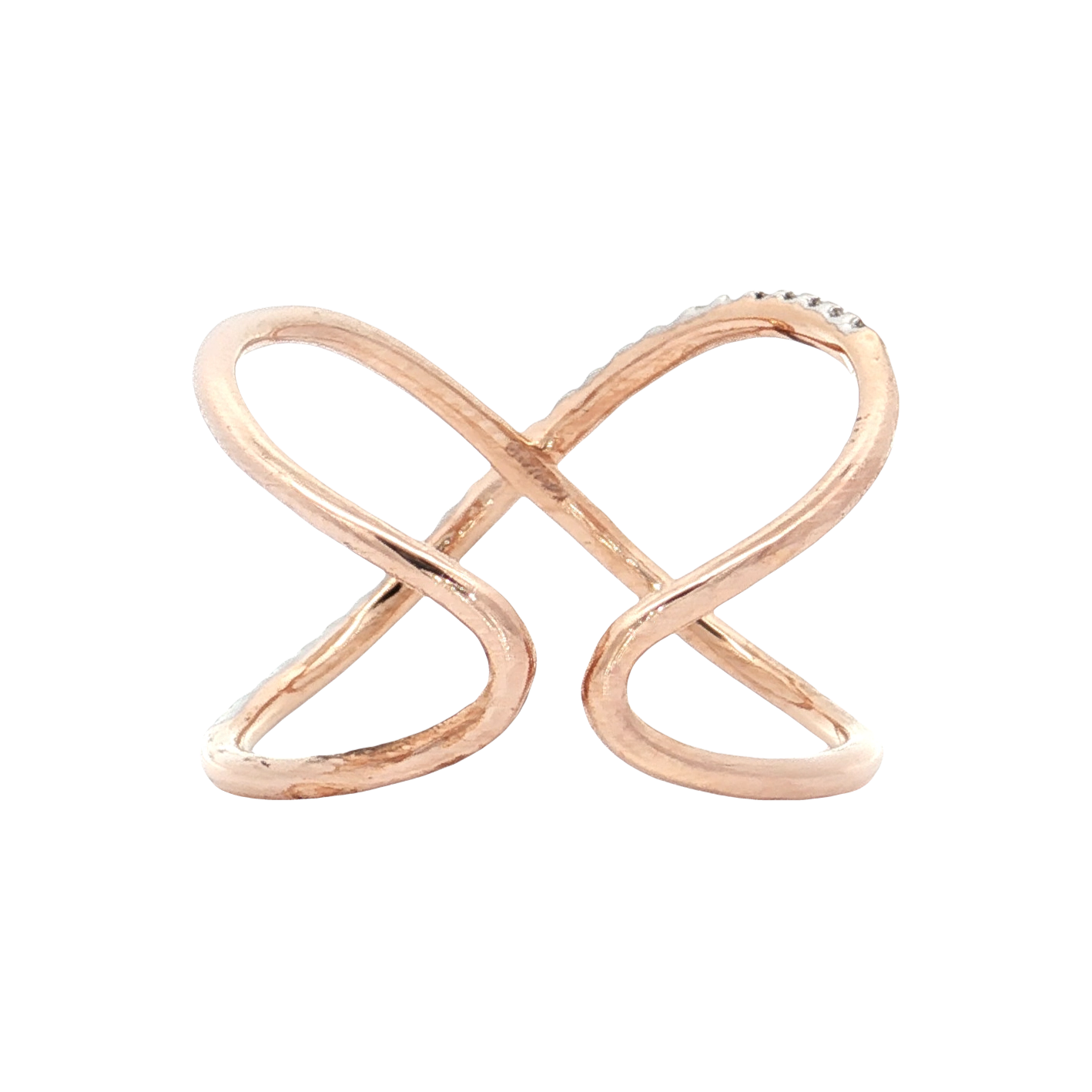 Rose Gold Diamond Fashion Ring