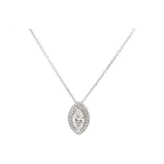 White Gold Diamond Pendant