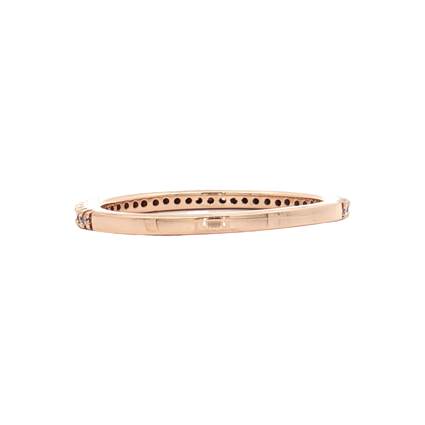 Rose Gold Diamond Wedding Band