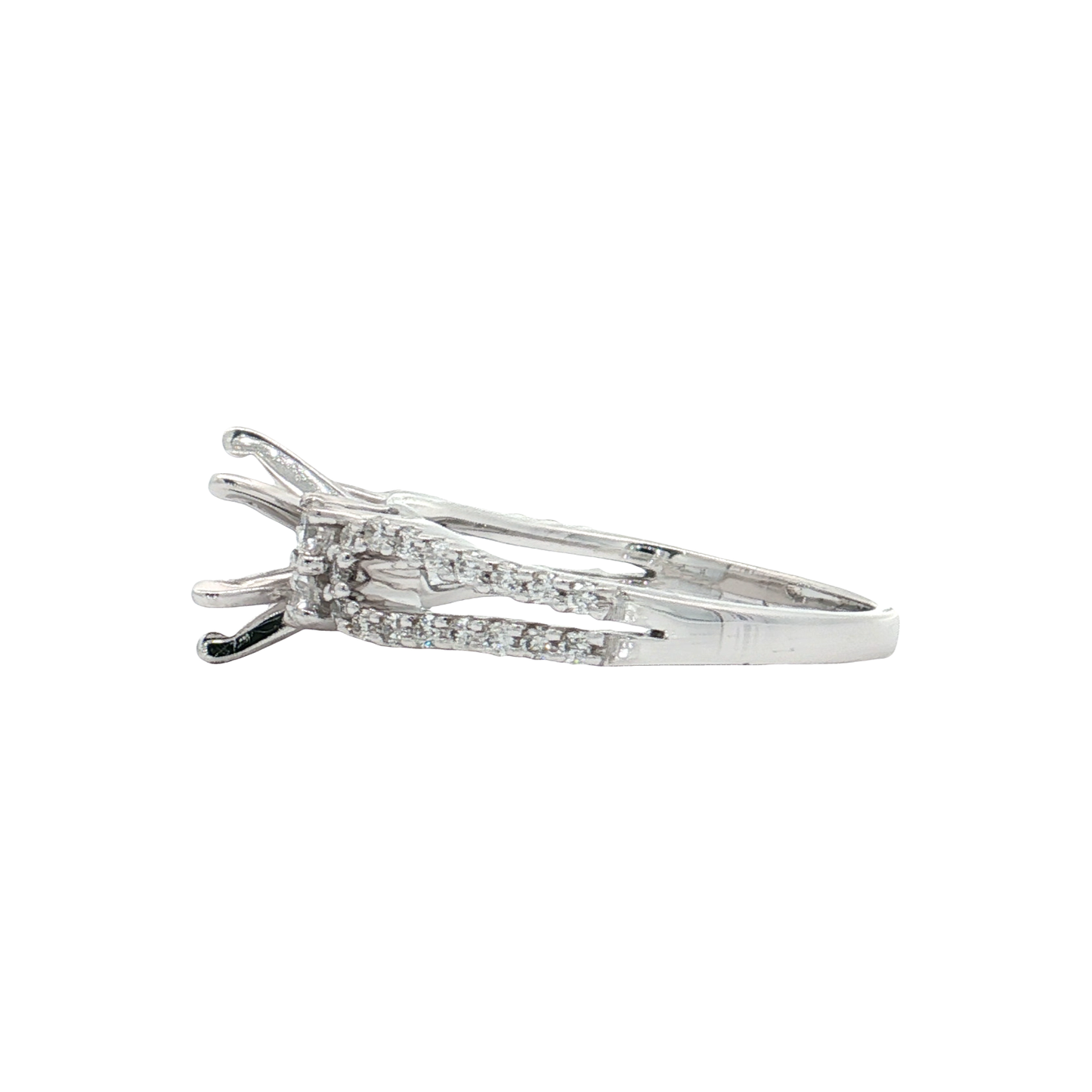 White Gold Diamond Bridal Setting