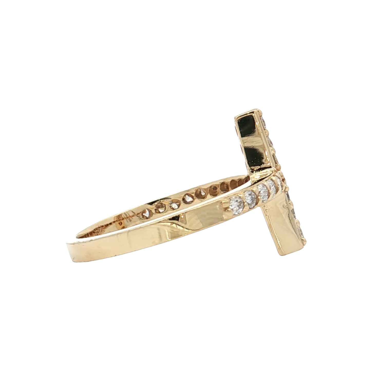 Yellow Gold Diamond Fashion Ring