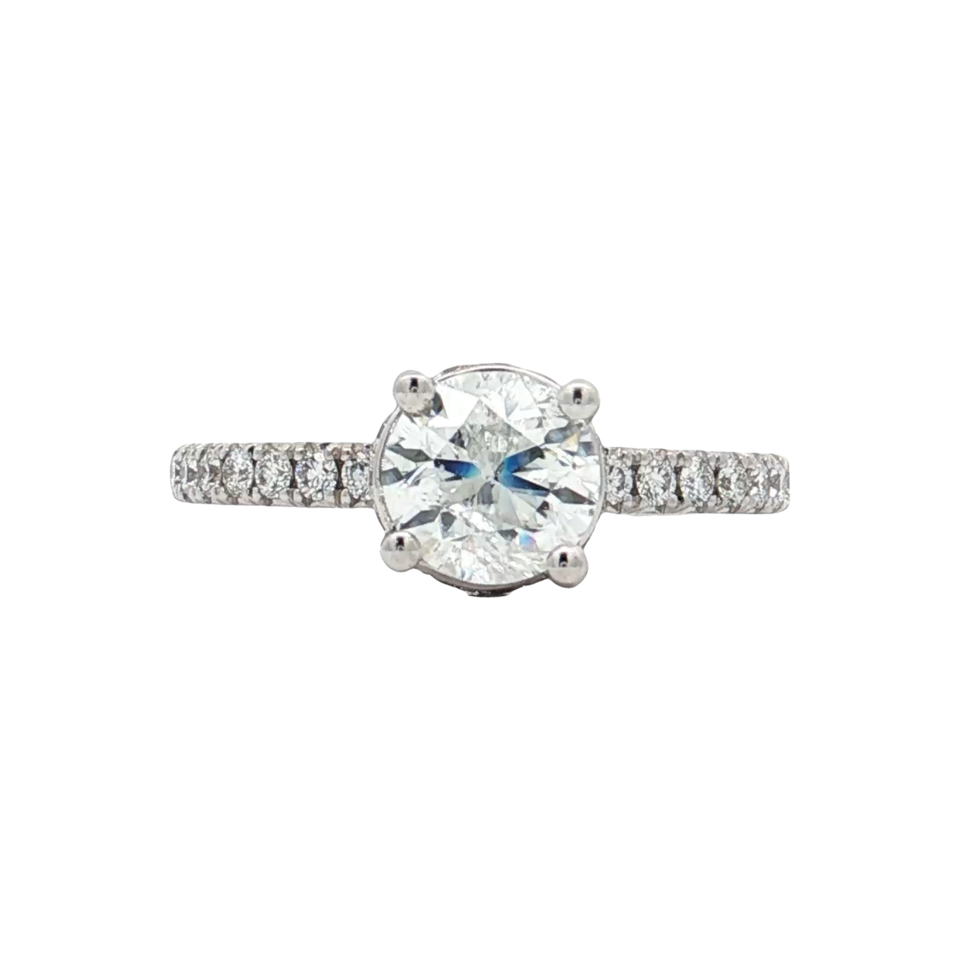 White Gold Diamond Bridal Ring