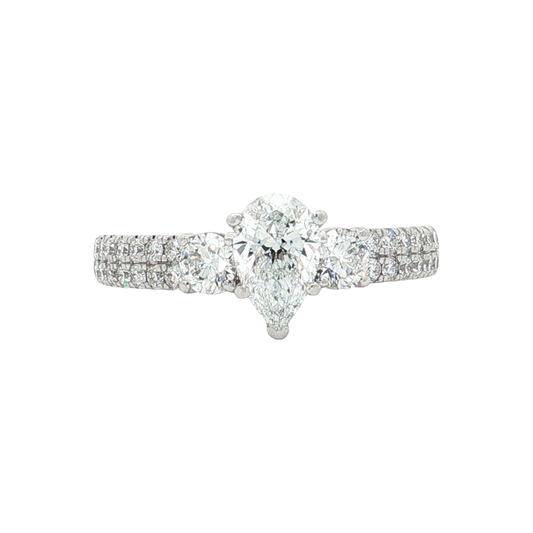 White Gold Lab-Diamond Ring