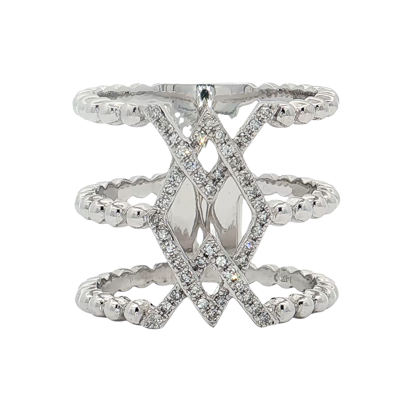 White Gold Fashion Diamond Ring