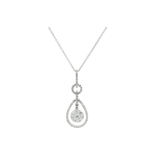 White Gold Diamond Pendant