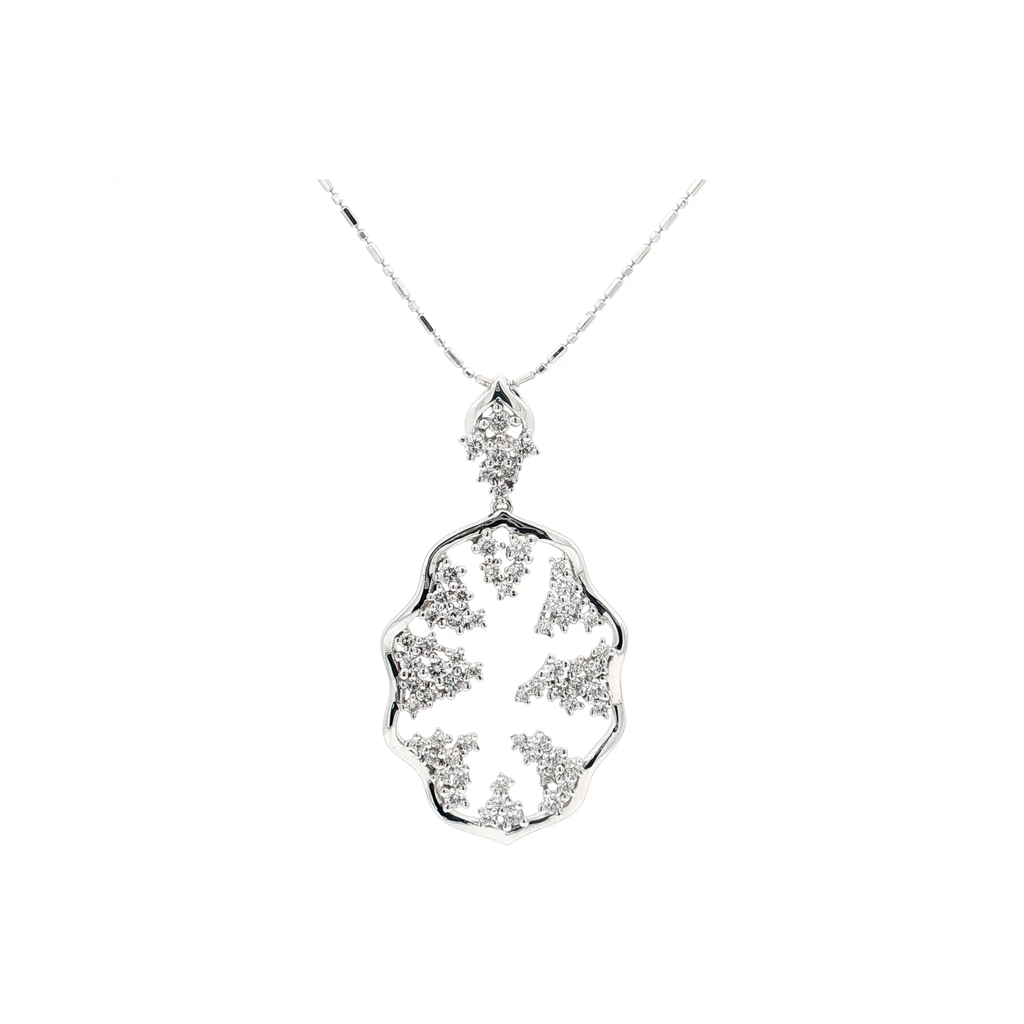 White Gold Diamond Pendant