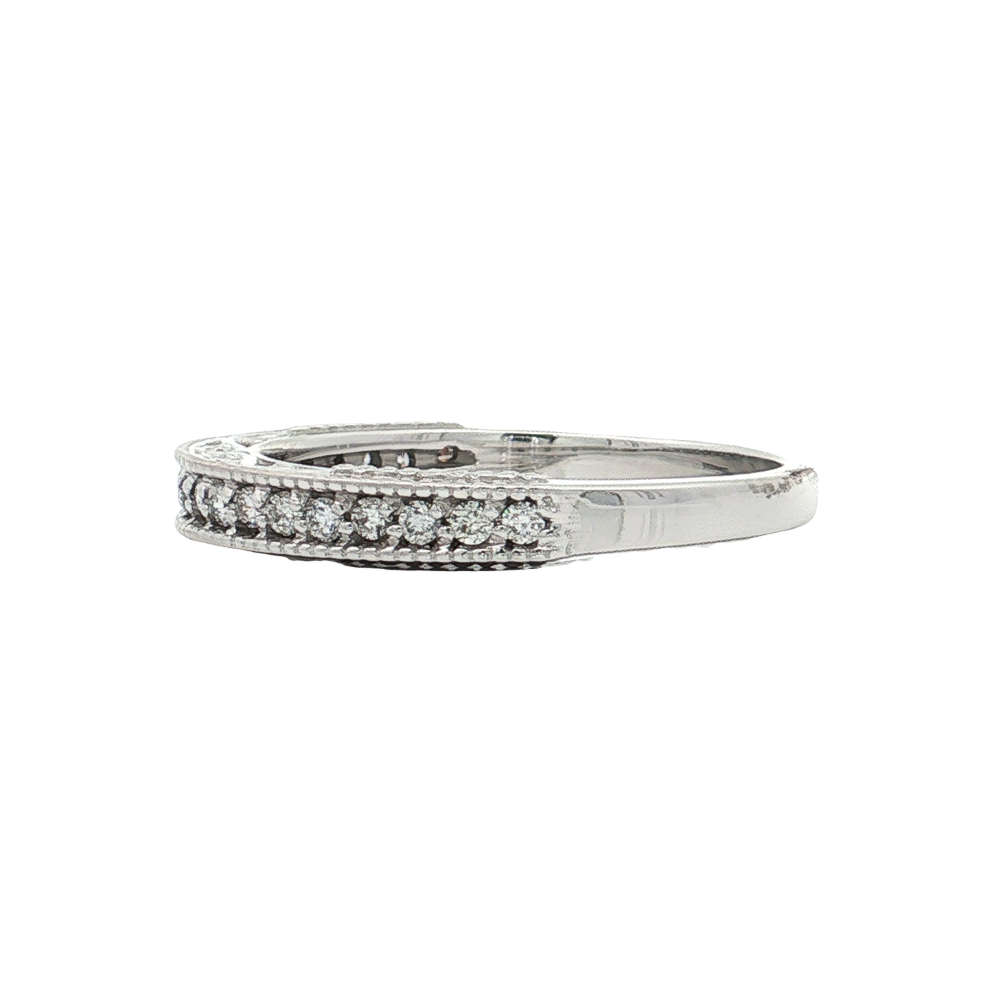 White Gold Diamond Wedding Band