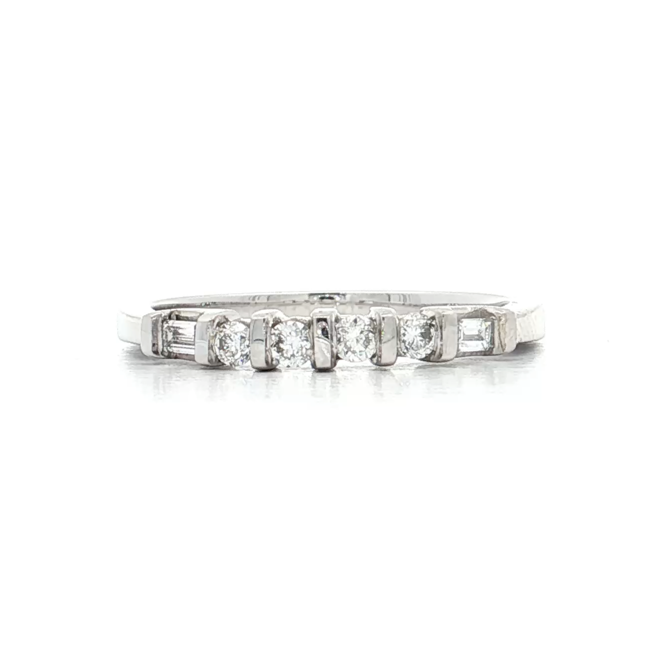 White Gold Diamond Wedding Band
