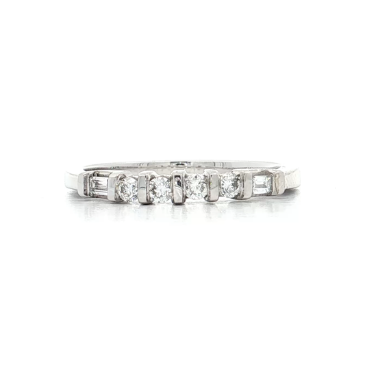 White Gold Diamond Wedding Band
