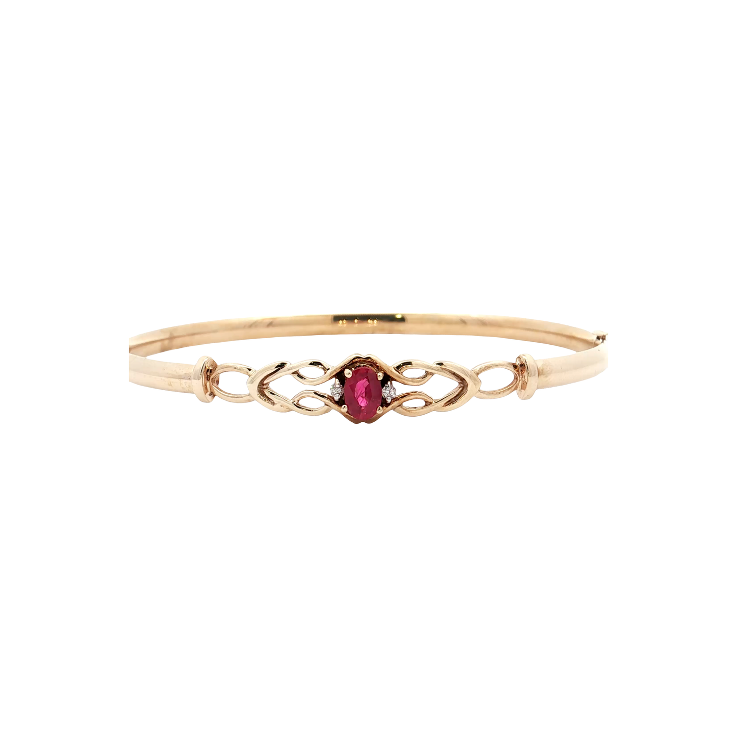 Yellow Gold Ruby Bracelet