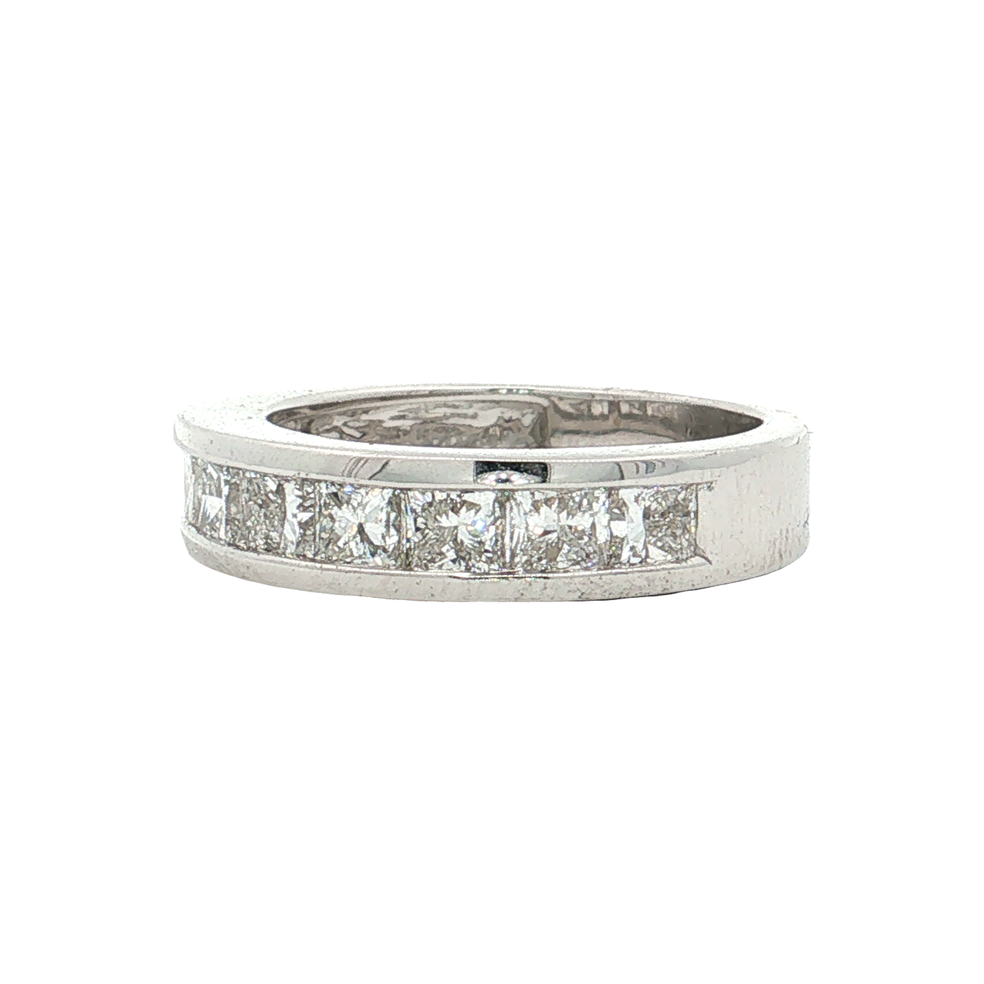 White Gold Lab-Diamond Band