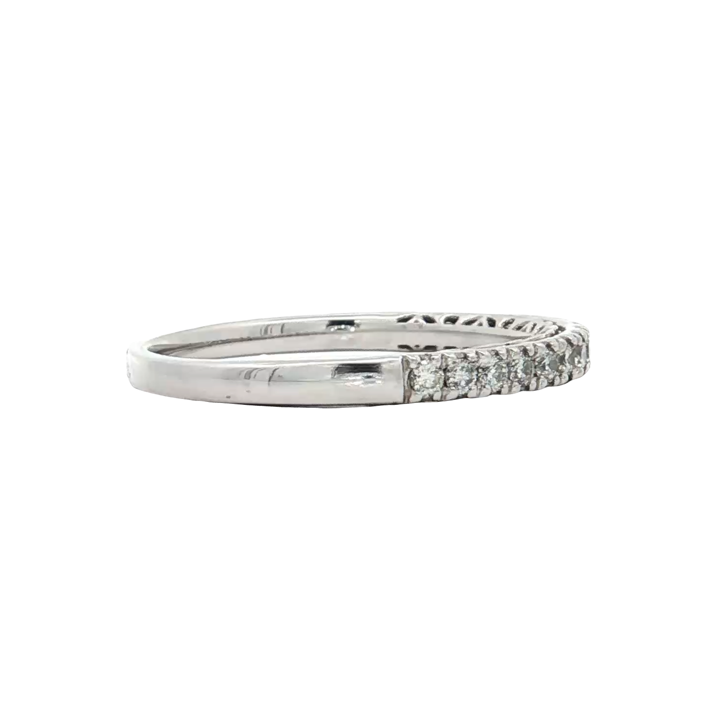 White Gold Diamond Wedding Band