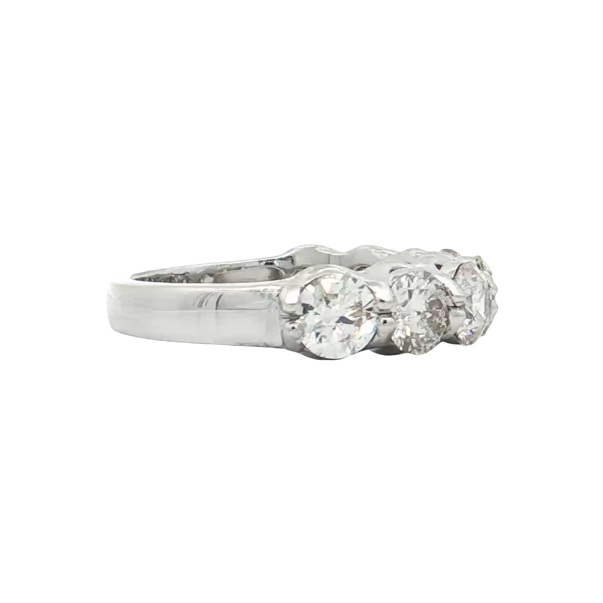 White Gold Diamond Wedding Band