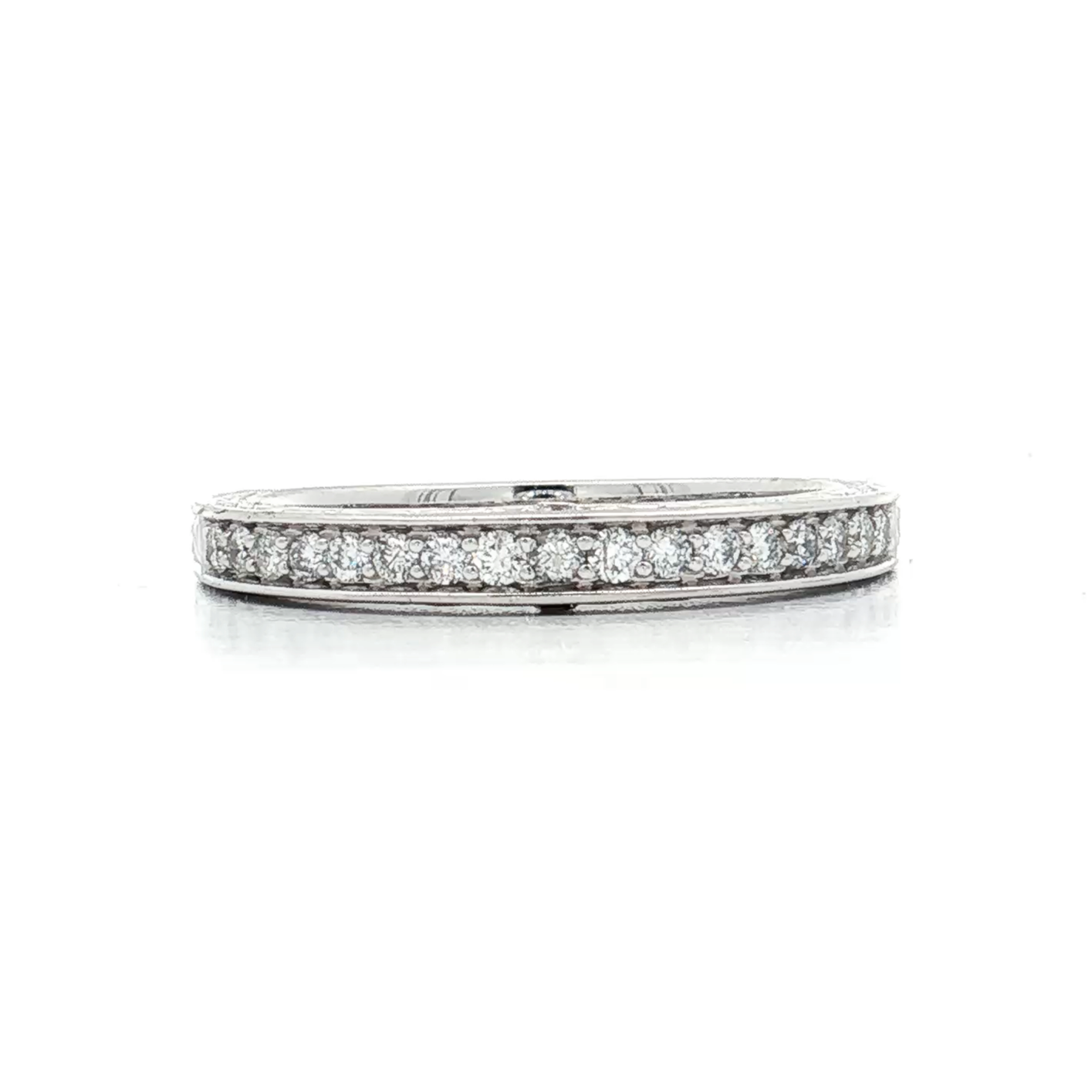 White Gold Diamond Wedding Band