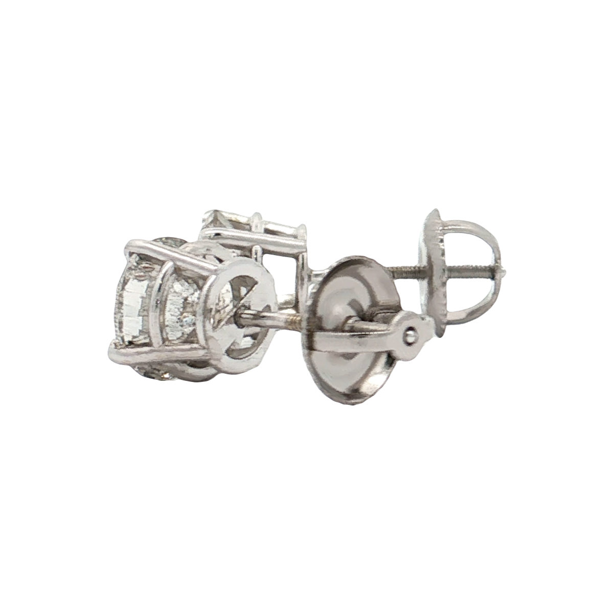 White Gold Diamond Studs