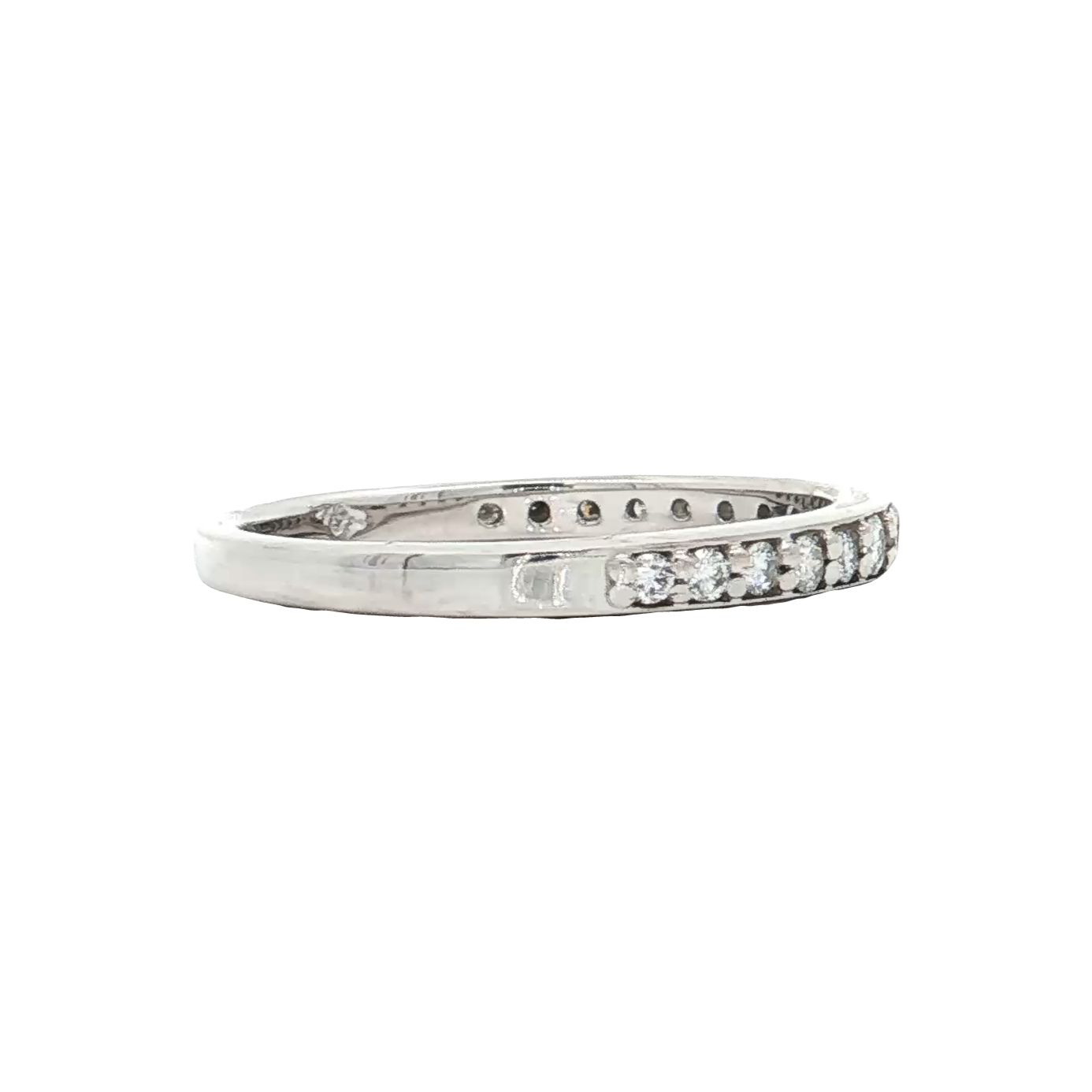 White Gold Diamond Wedding Band
