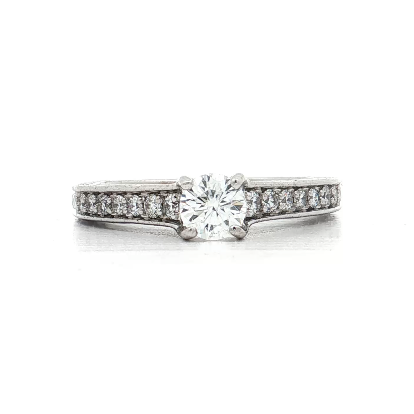 White Gold Diamond Bridal Ring