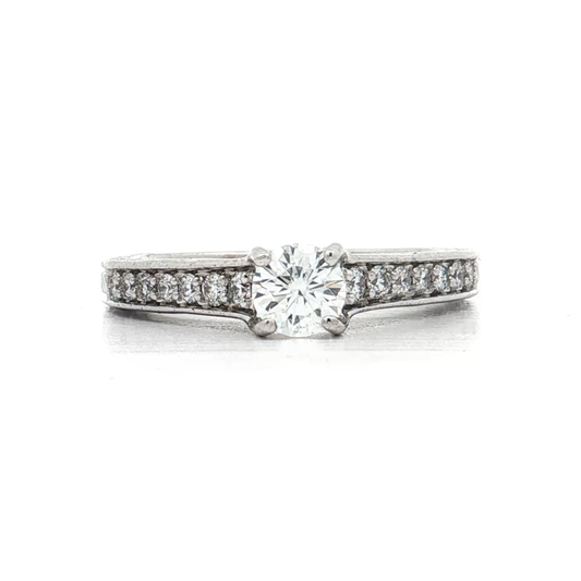White Gold Diamond Bridal Ring