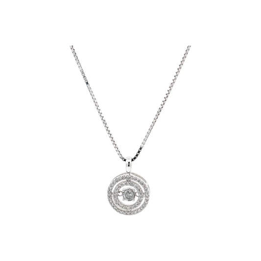 White Gold Diamond Pendant