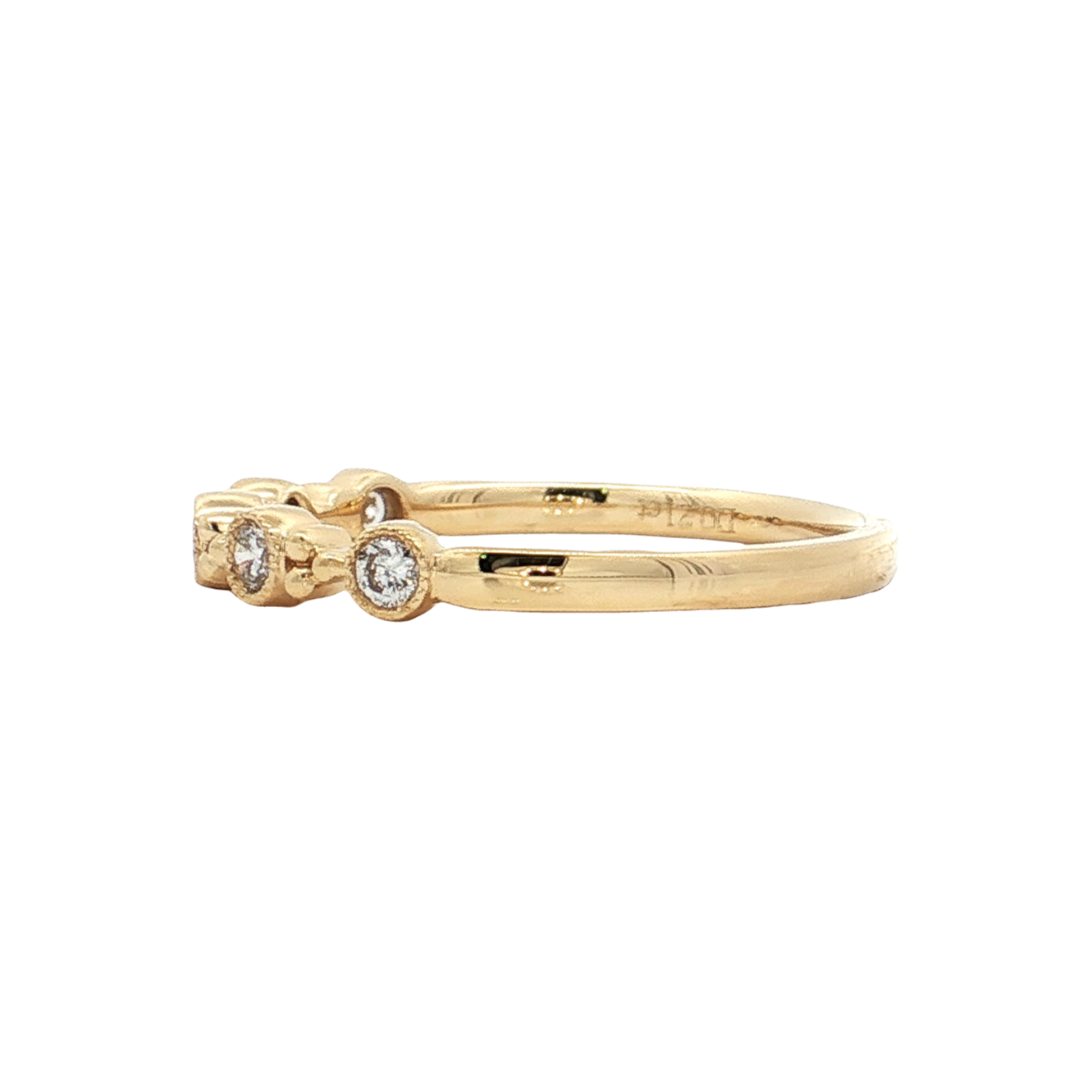 Yellow Gold Diamond Wedding Band