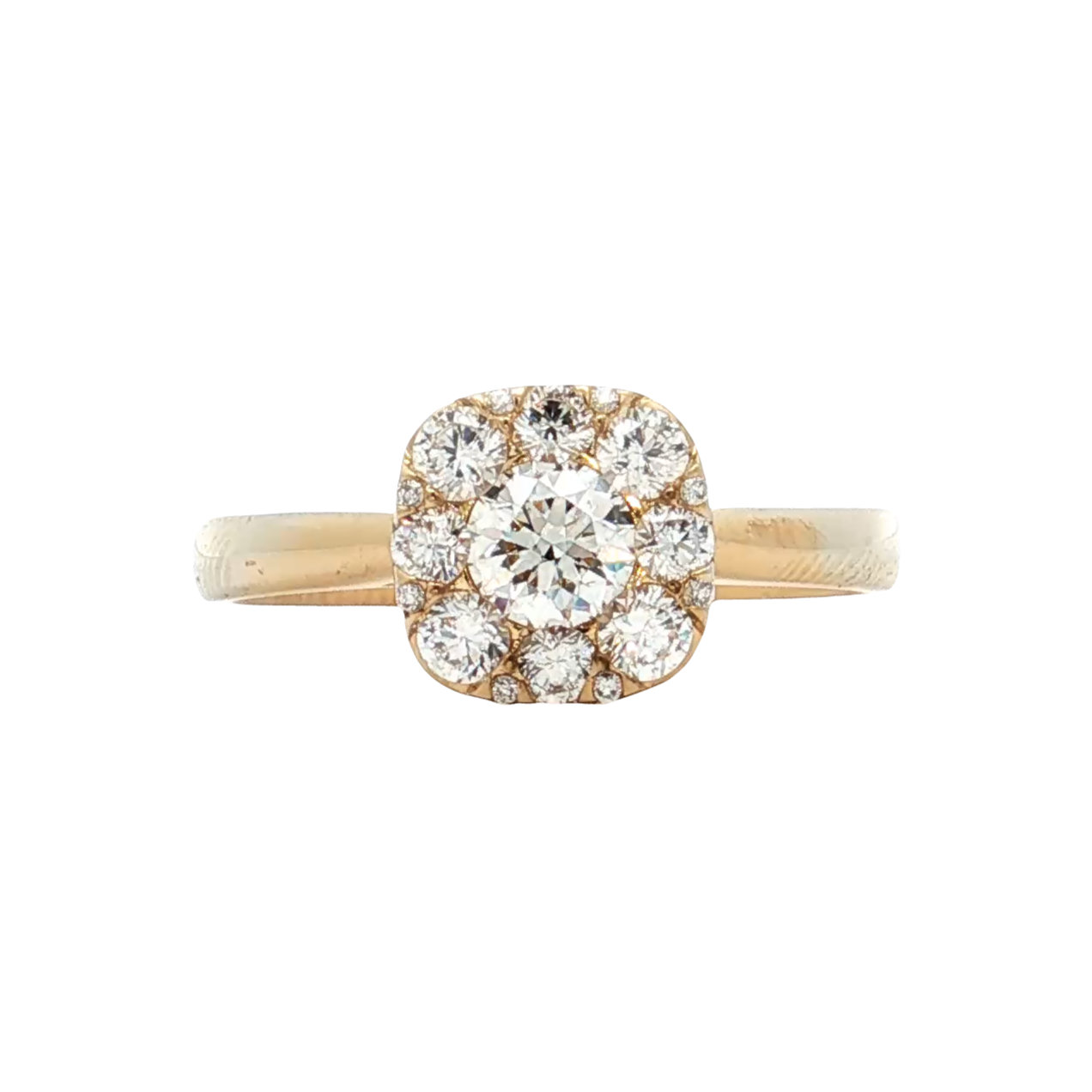 Yellow Gold Diamond Bridal Ring