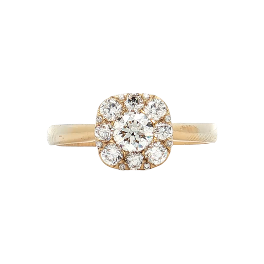 Yellow Gold Diamond Bridal Ring