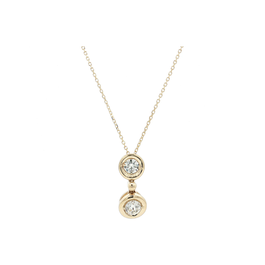 Yellow Gold Diamond Pendant