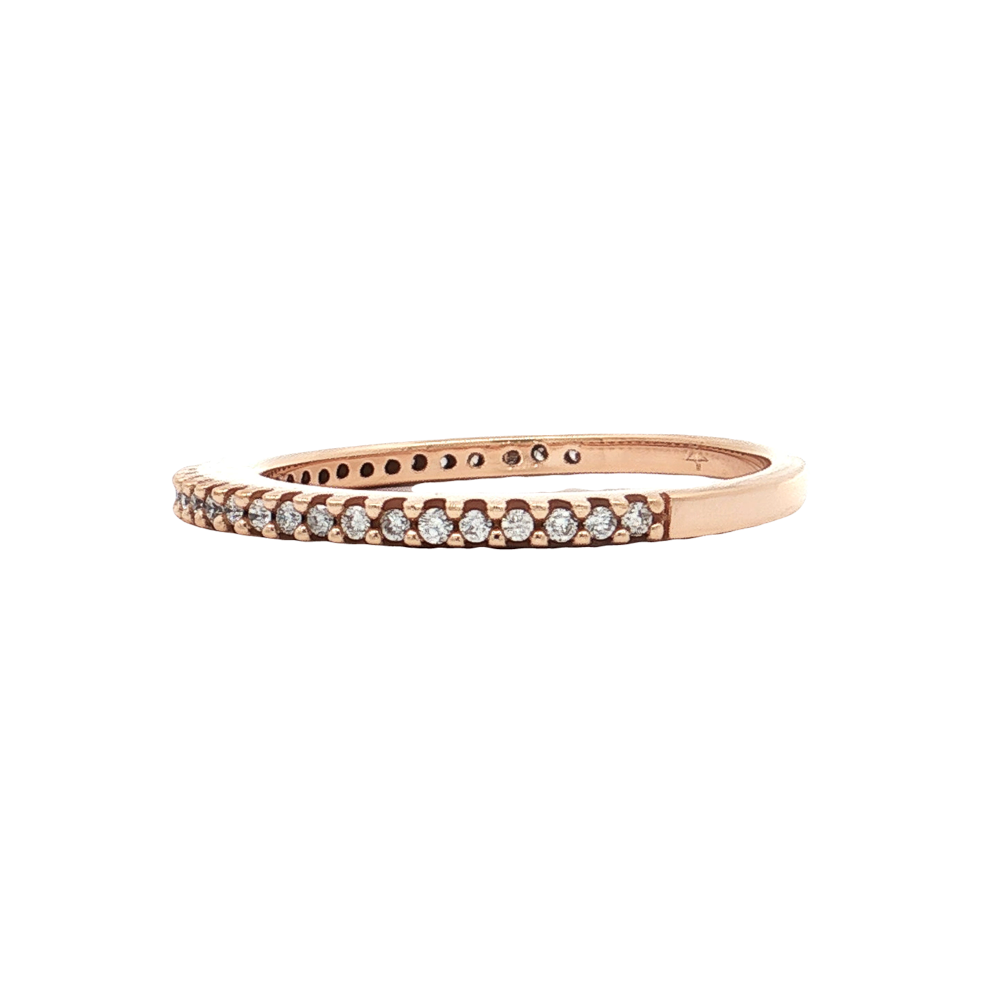 Rose Gold Diamond Wedding Band