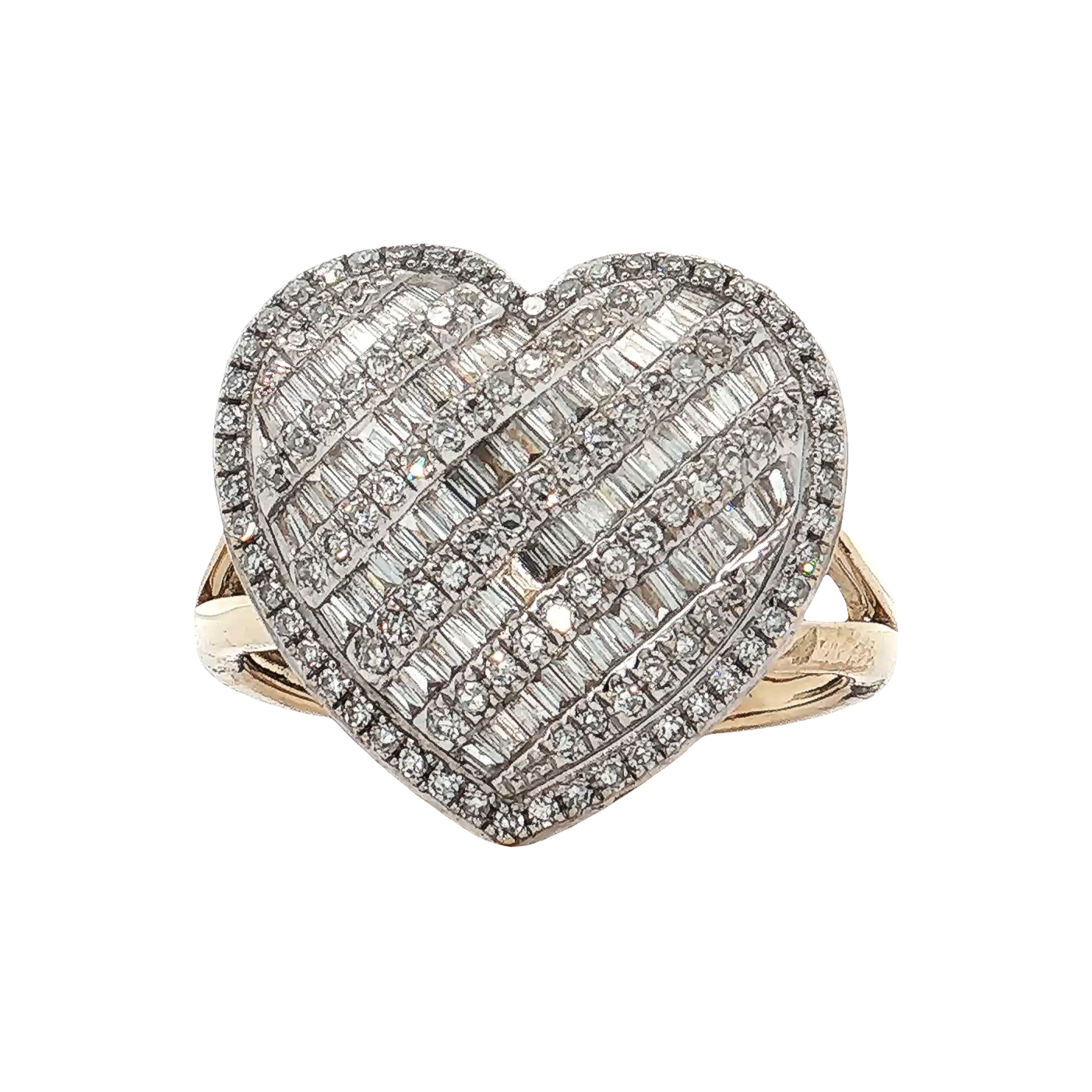 Yellow Gold Diamond Fashion Ring