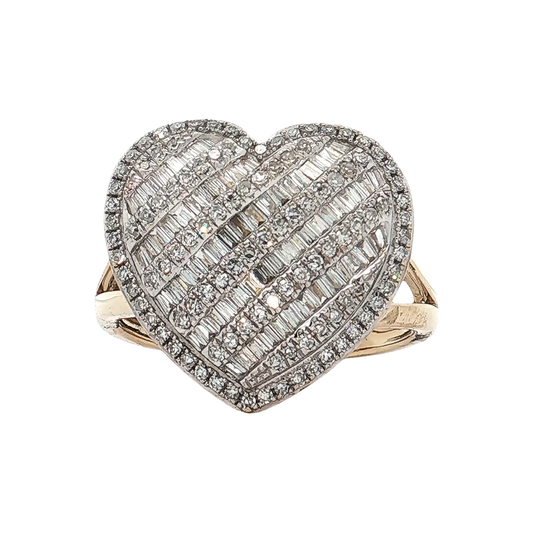 Yellow Gold Diamond Fashion Ring