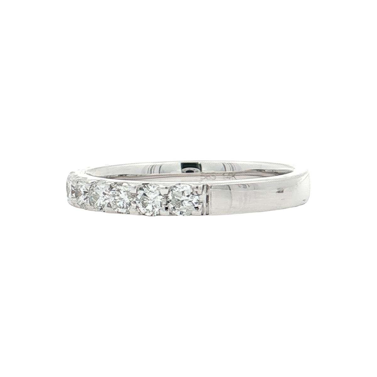 White Gold Diamond Wedding Band