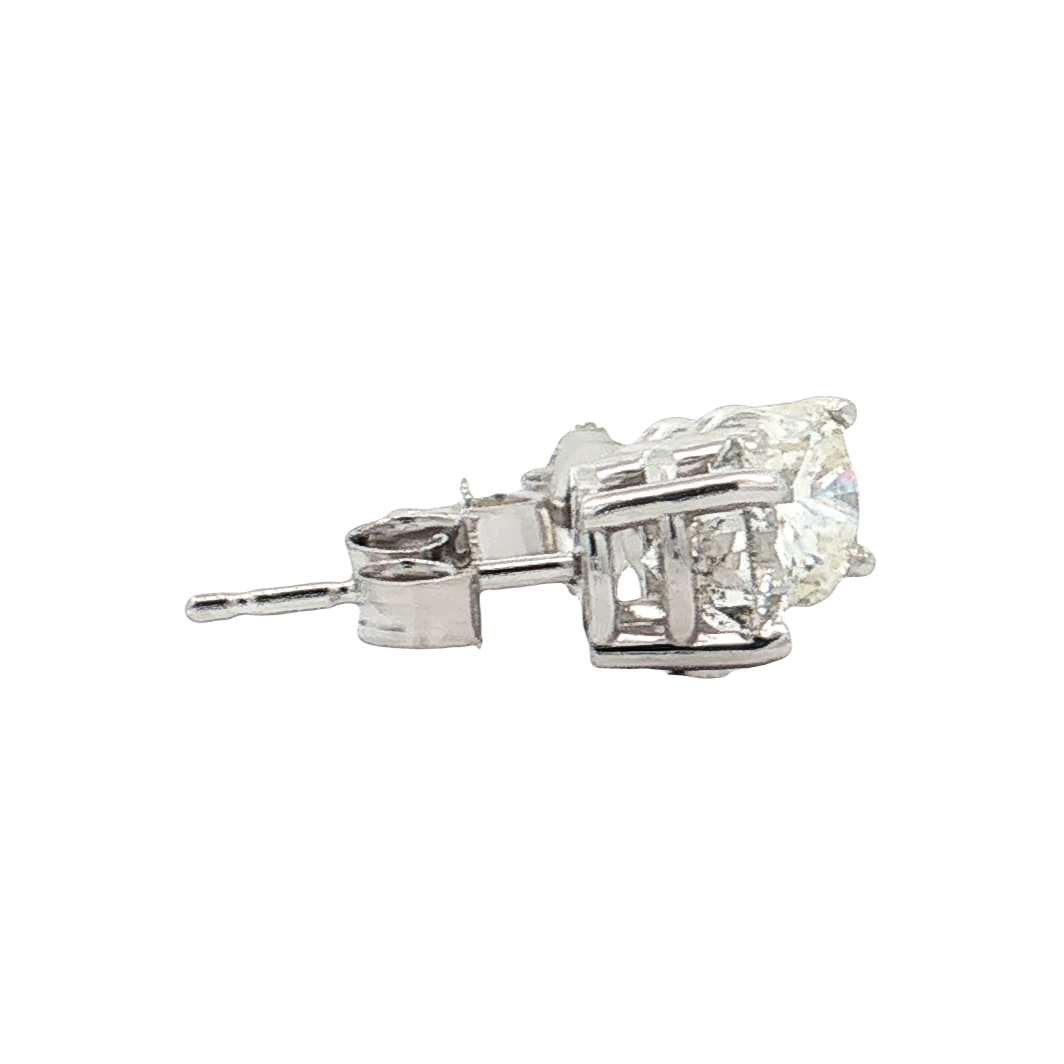 White Gold Diamond Studs