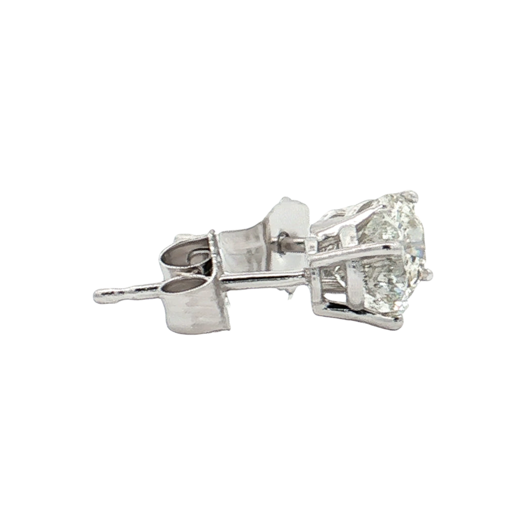 White Gold Diamond Studs