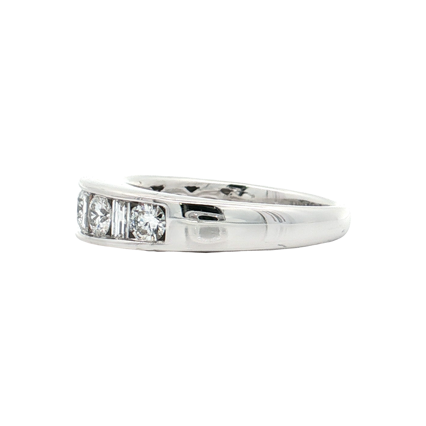 White Gold Diamond Wedding Band