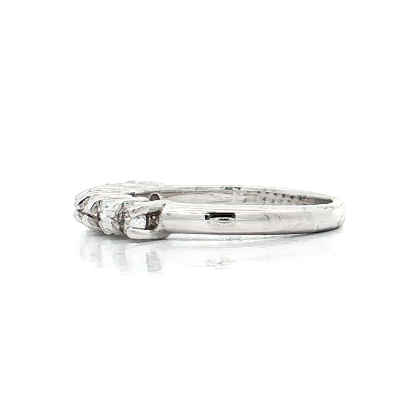 White Gold Diamond Wedding Band