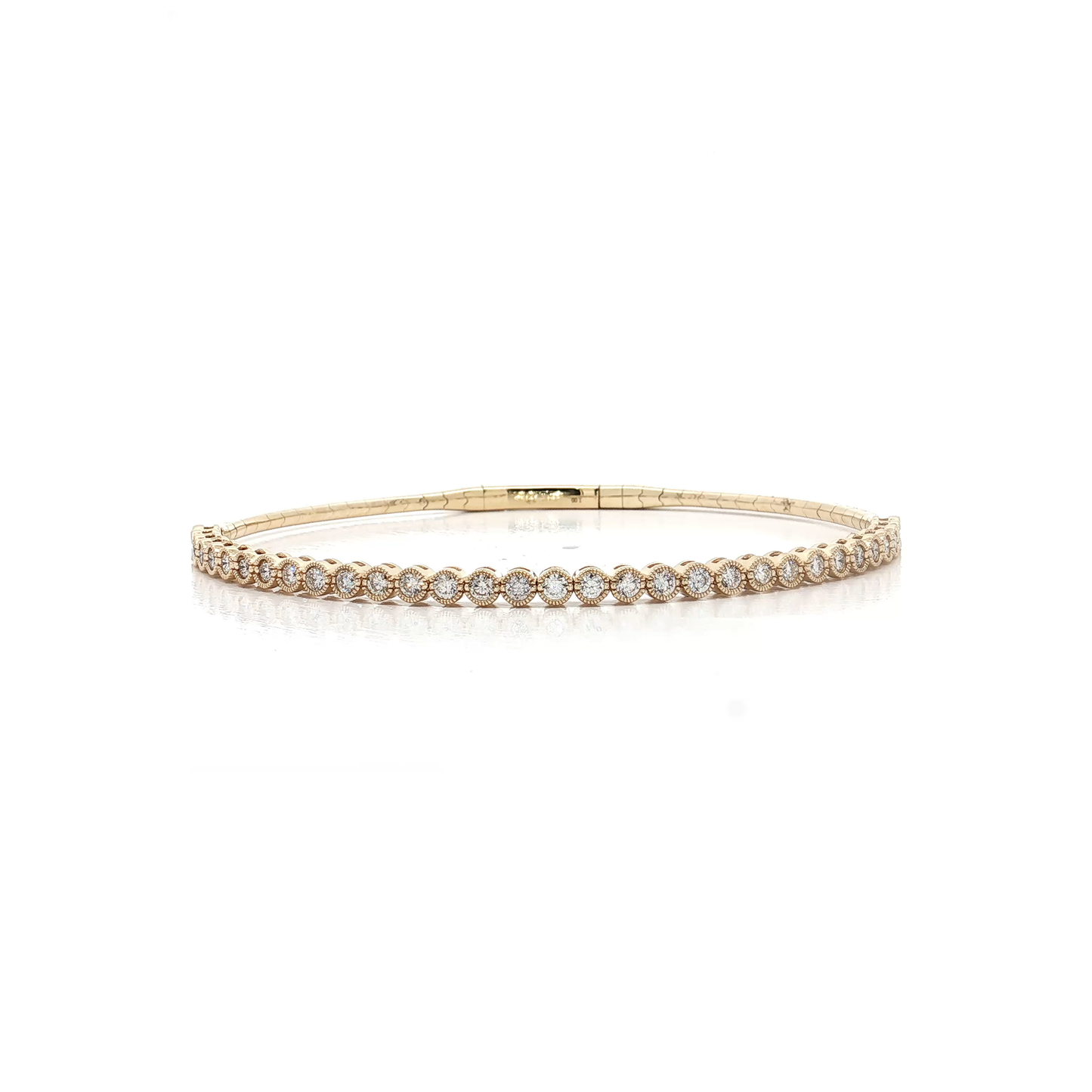 Yellow Gold Diamond Bangle