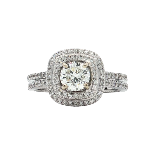 White Gold Diamond Bridal Ring
