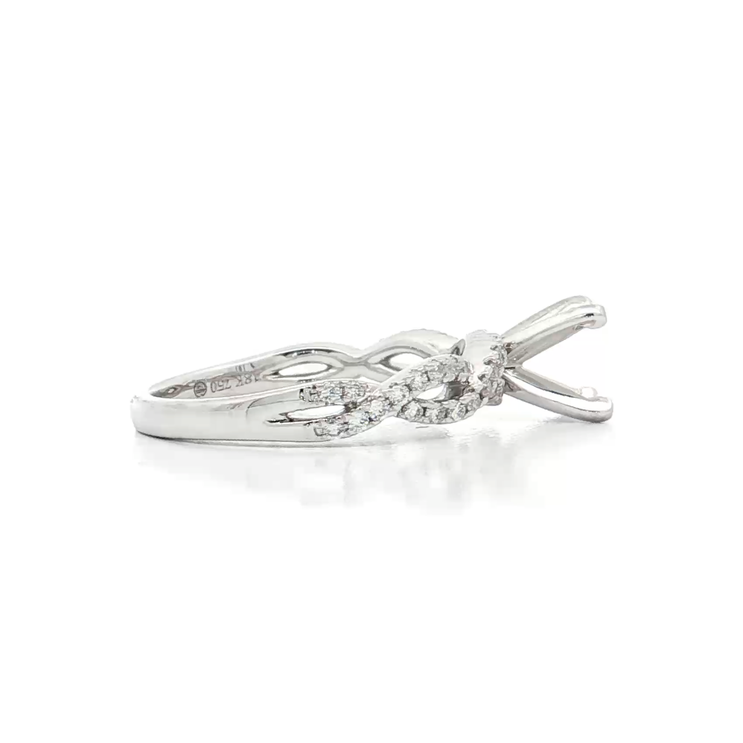 White Gold Diamond Bridal Setting