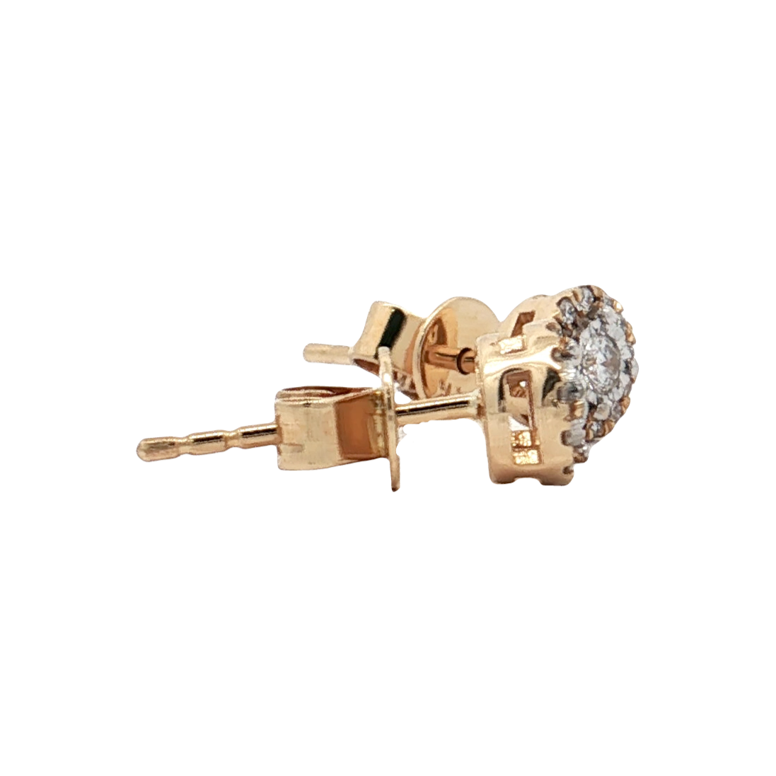 Yellow Gold Diamond Studs