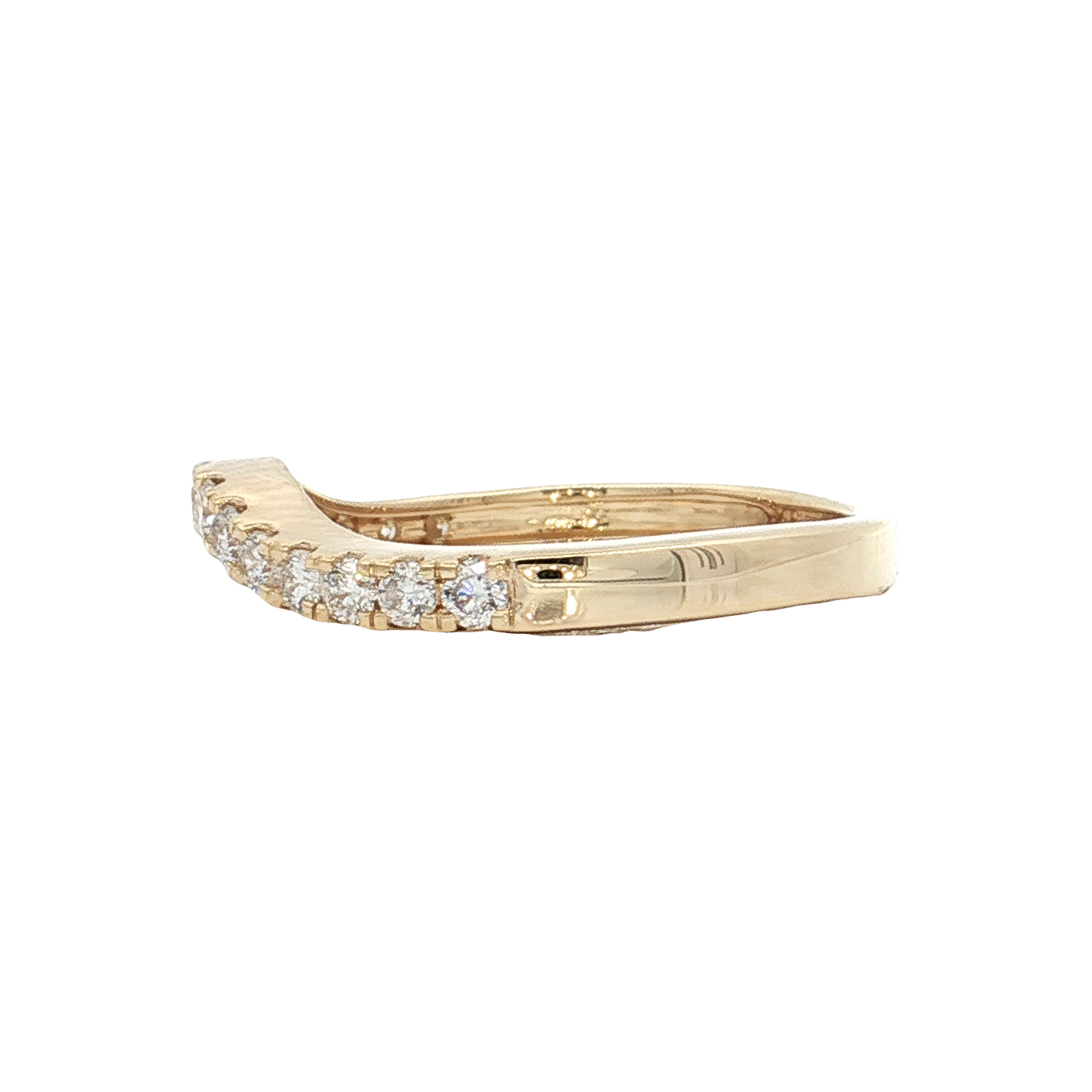 Yellow Gold Diamond Wedding Band
