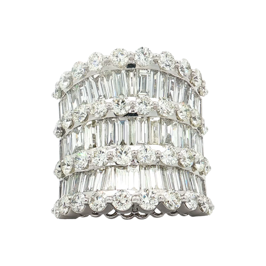 White Gold Diamond Fashion Ring