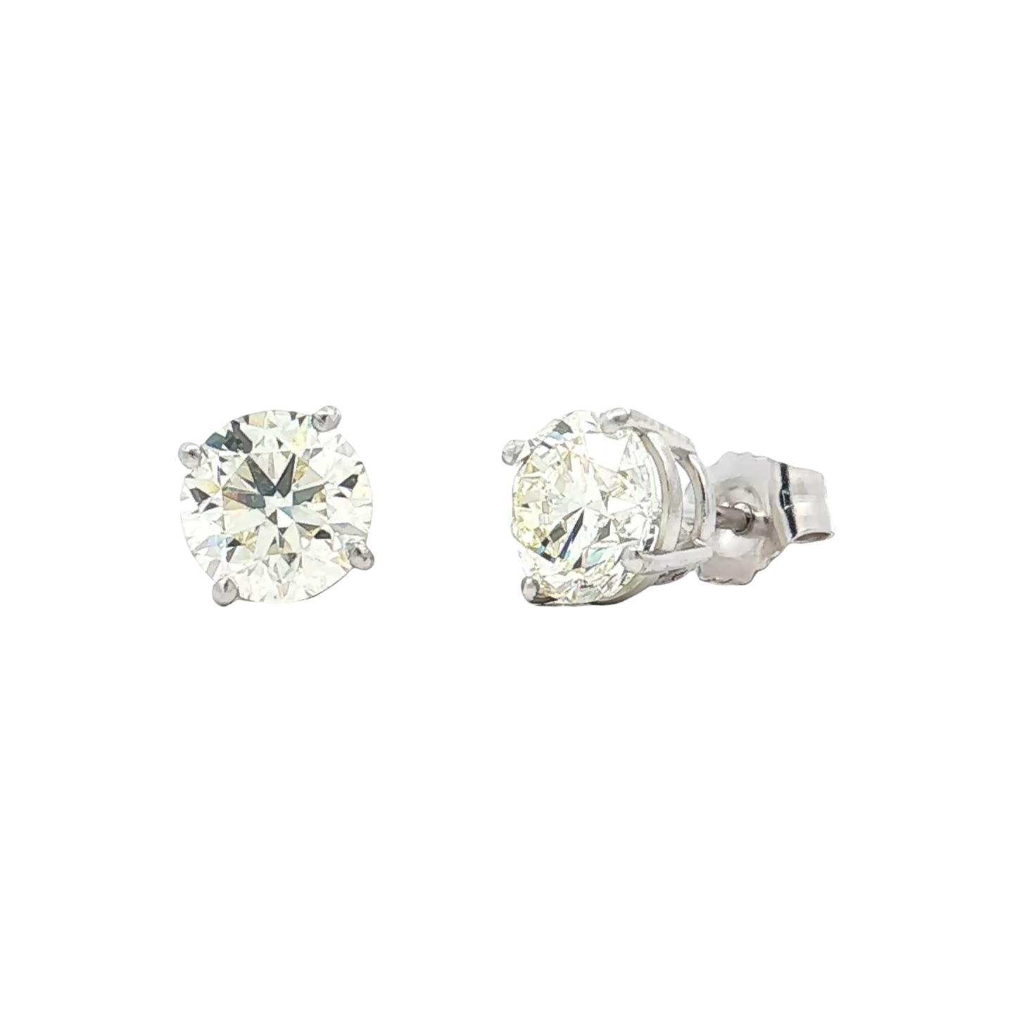 White Gold Diamond Studs