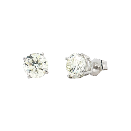 White Gold Diamond Studs