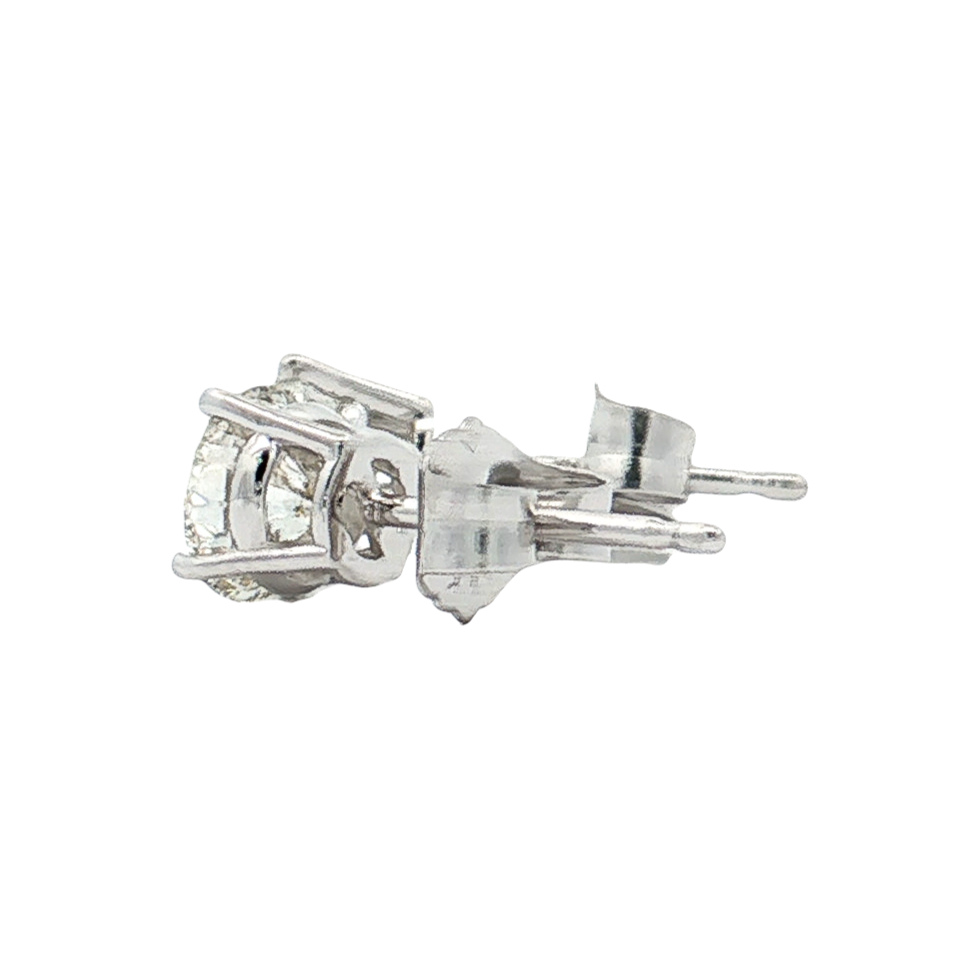 White Gold Diamond Studs