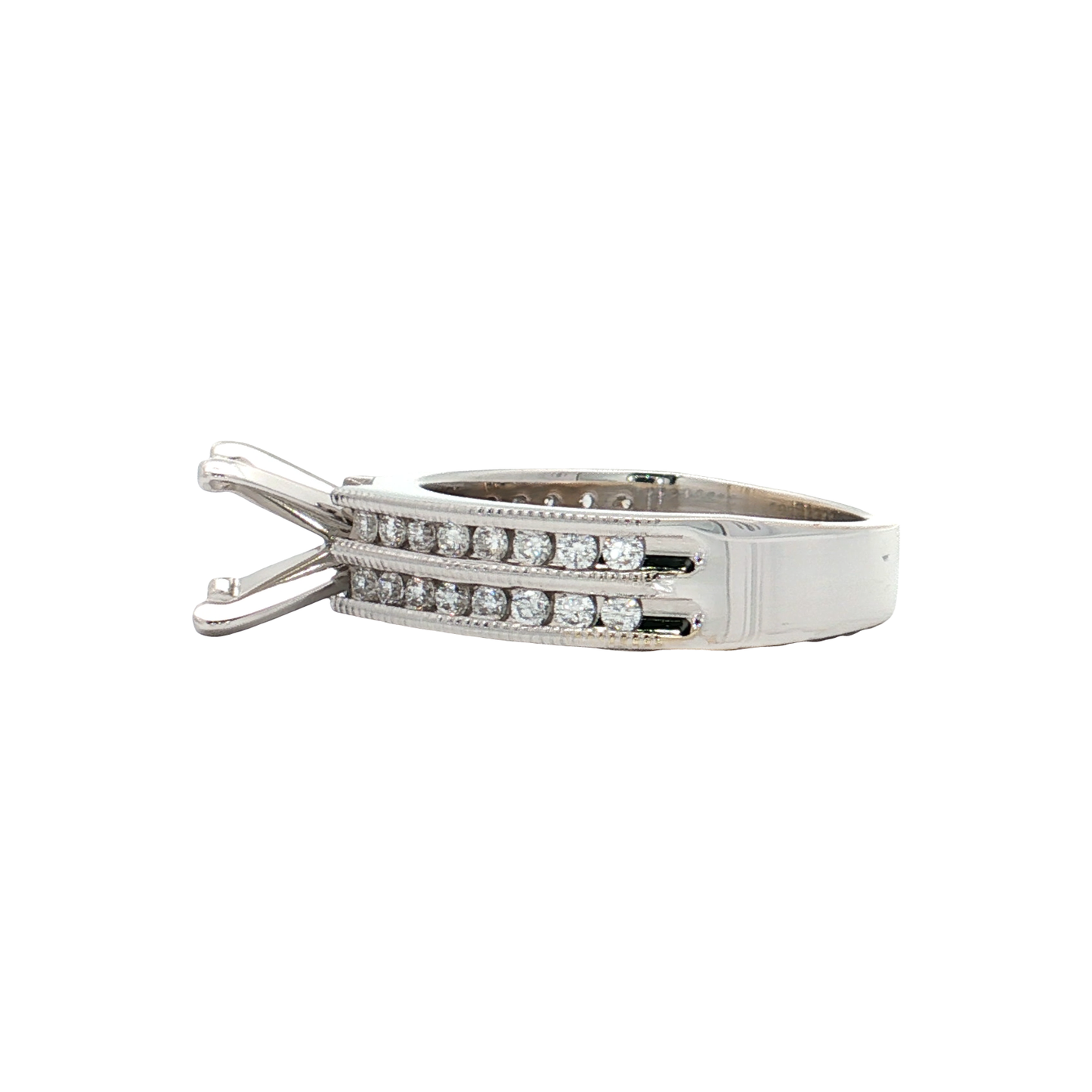 White Gold Diamond Bridal Setting