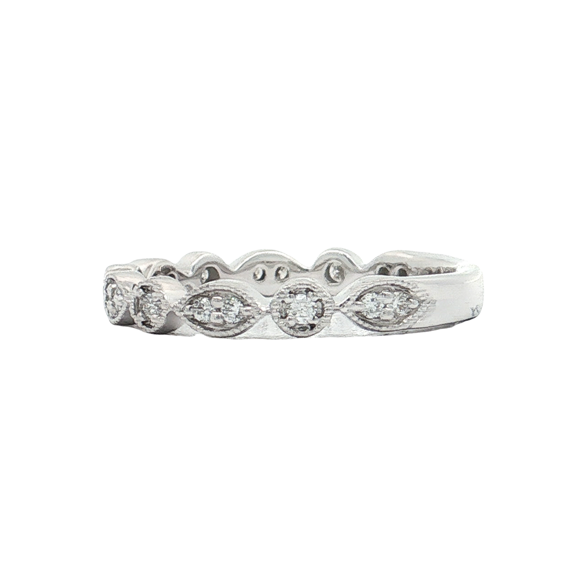 White Gold Diamond Wedding Band