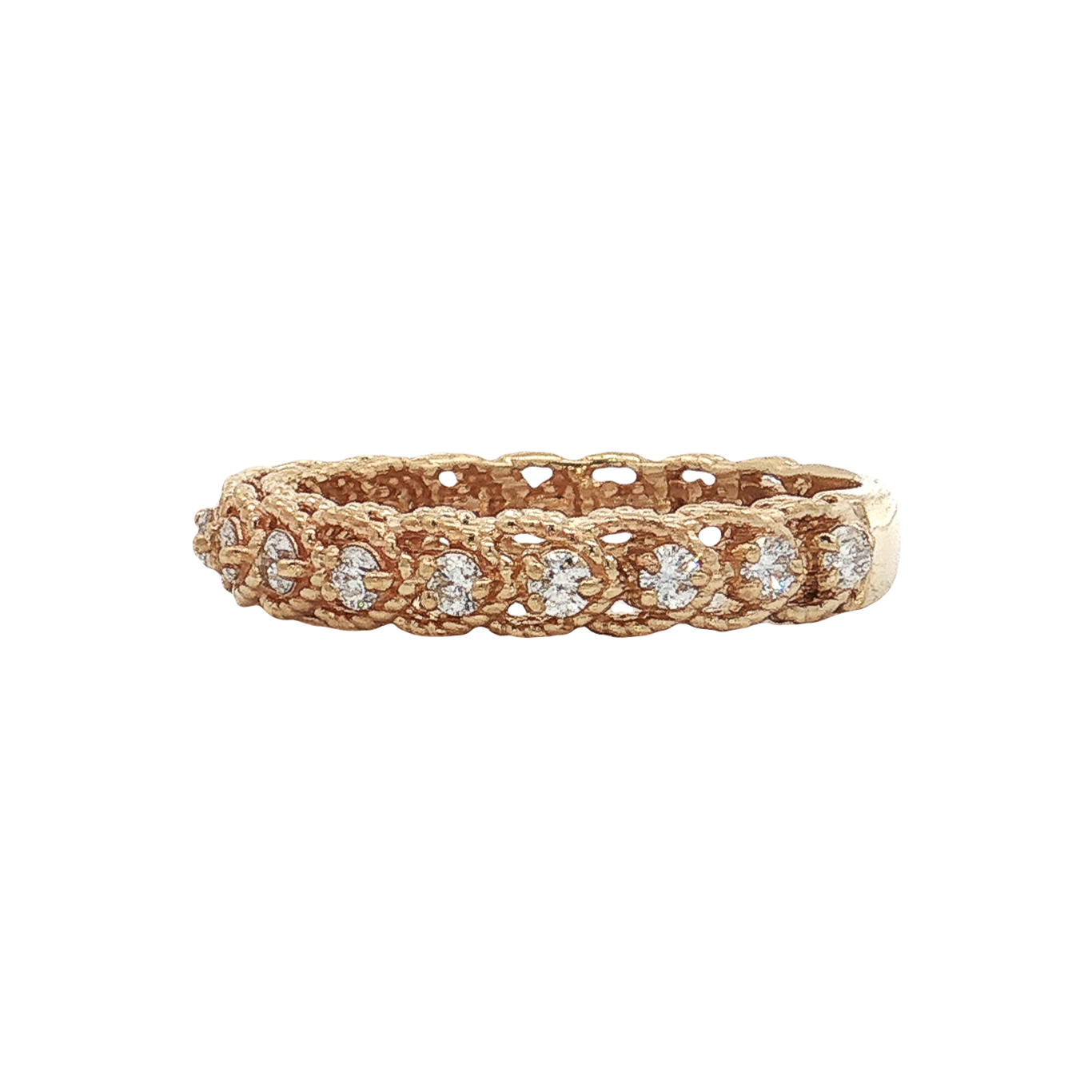 Yellow Gold Diamond Wedding Band
